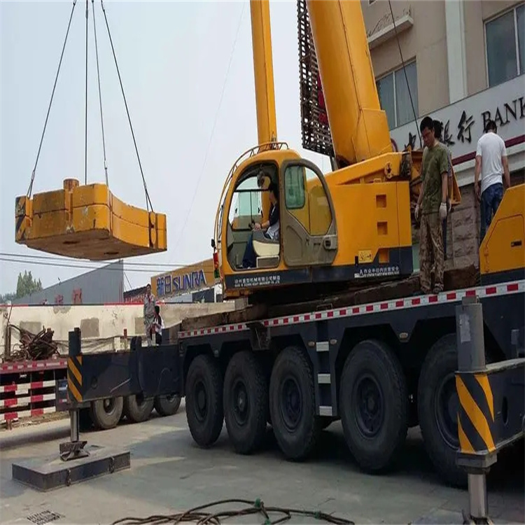 乐清当地吊车出租|机器吊装|75吨|工厂搬迁服务