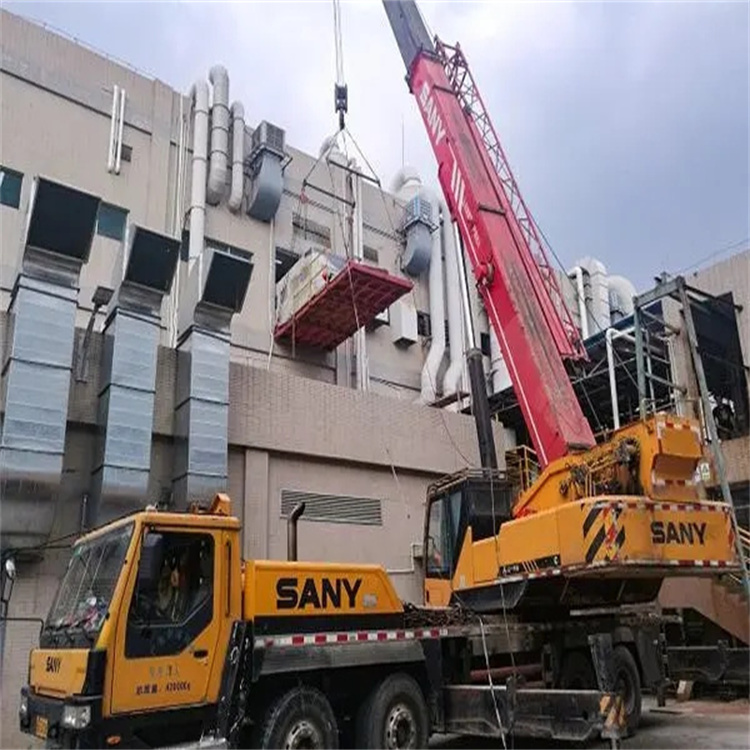 乐清吊车如何吊彩钢瓦